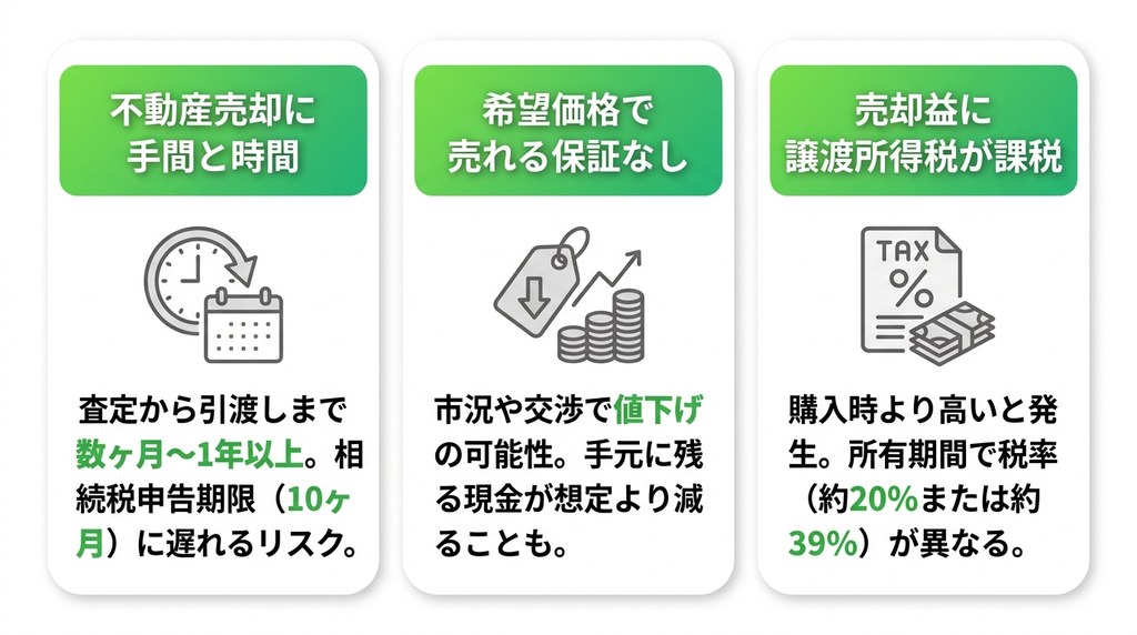 換価分割で注意すべき3つのデメリット