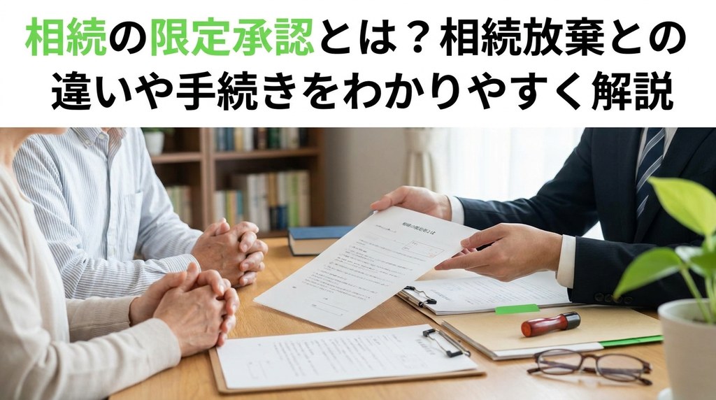 相続の限定承認とは？相続放棄との違いや手続きをわかりやすく解説
