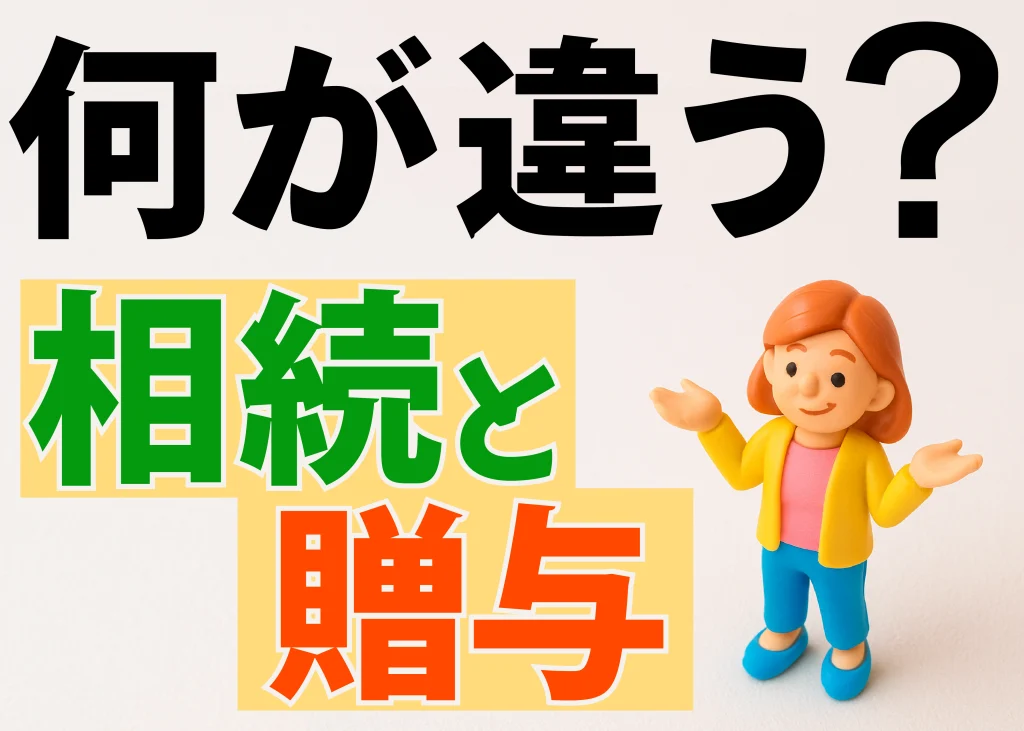 相続と生前贈与の違いについて