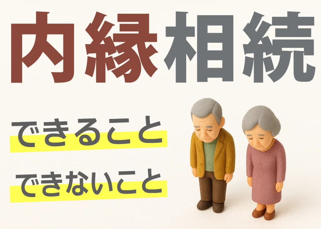内縁の配偶者の相続。できること、できないこと