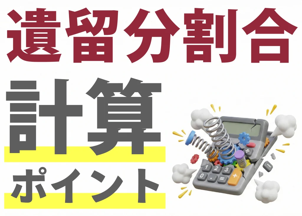 遺留分割合計算のポイント