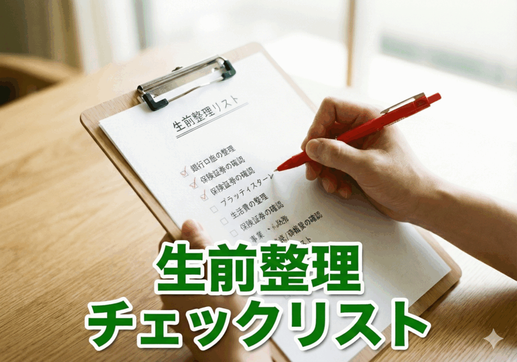 生前整理のやることチェックリスト