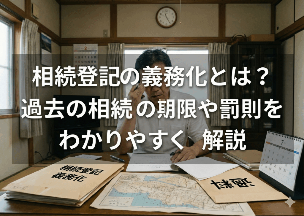 相続登記の義務化とは？過去の相続の期限や罰則をわかりやすく解説