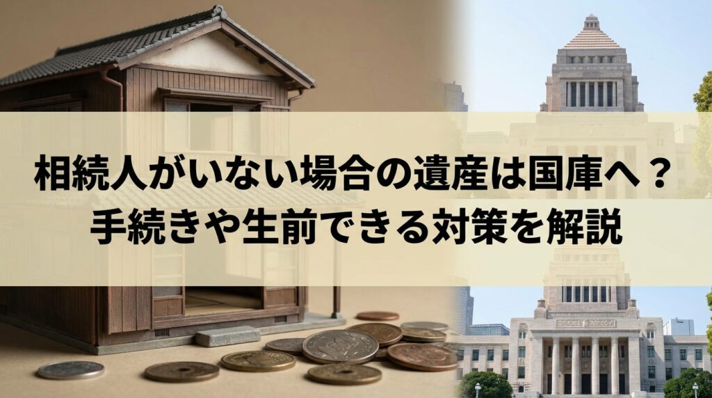 相続人がいない場合の遺産は国庫へ？手続きや生前できる対策を解説