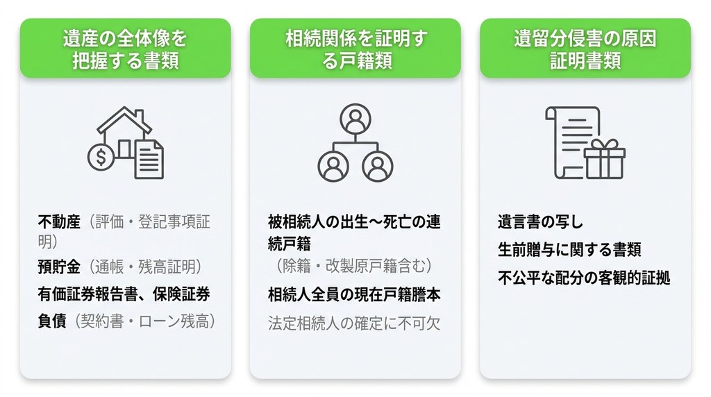 手続きをスムーズに進めるために！必要書類チェックリスト