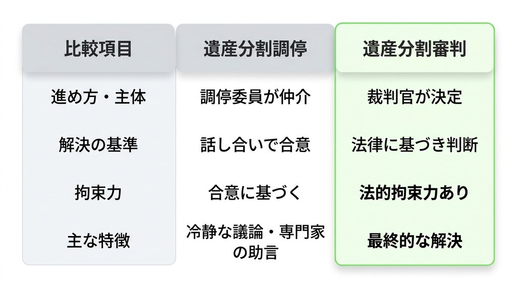 話し合いがまとまらない場合は家庭裁判所の手続きへ