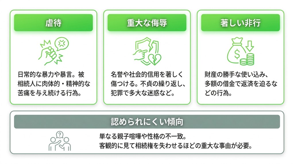 相続廃除｜被相続人の意思に基づき家庭裁判所に申し立てる制度
