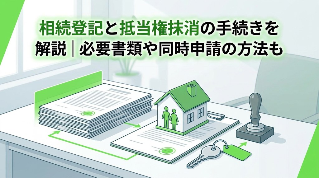 相続登記と抵当権抹消の手続きを解説｜必要書類や同時申請の方法も