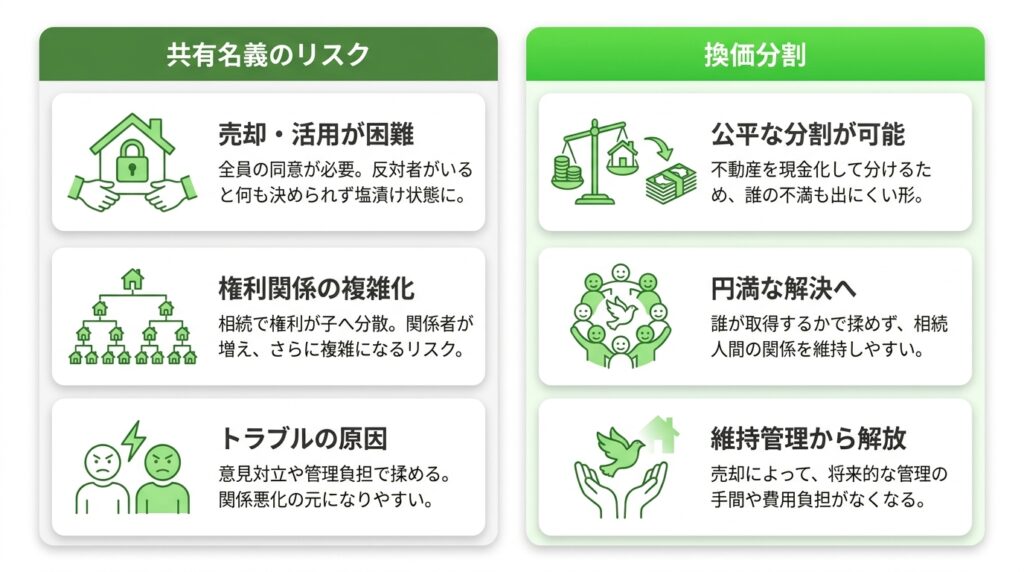 兄弟など複数人で相続した場合の注意点と解決策