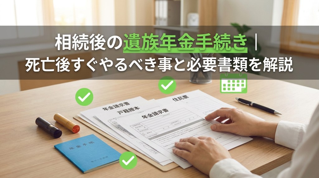 相続後の遺族年金手続き｜死亡後すぐやるべき事と必要書類を解説
