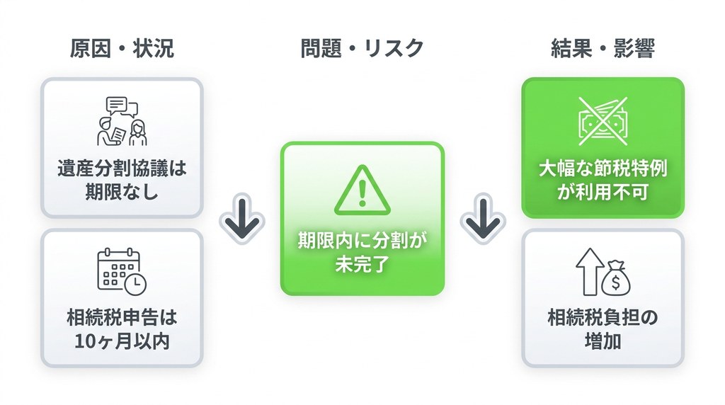 遺産分割に期限はない？相続税申告の「10ヶ月の壁」に要注意
