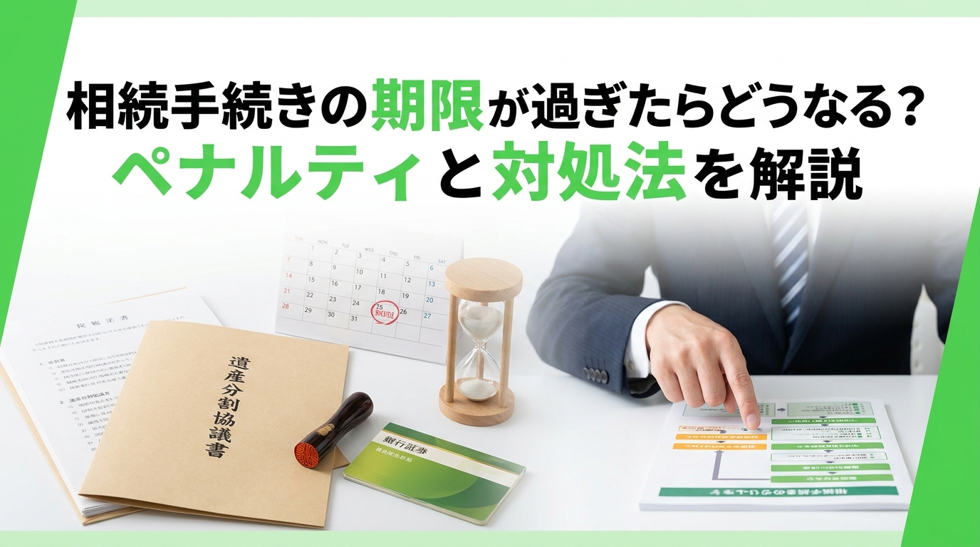 相続手続きの期限が過ぎたらどうなる？ペナルティと対処法を解説