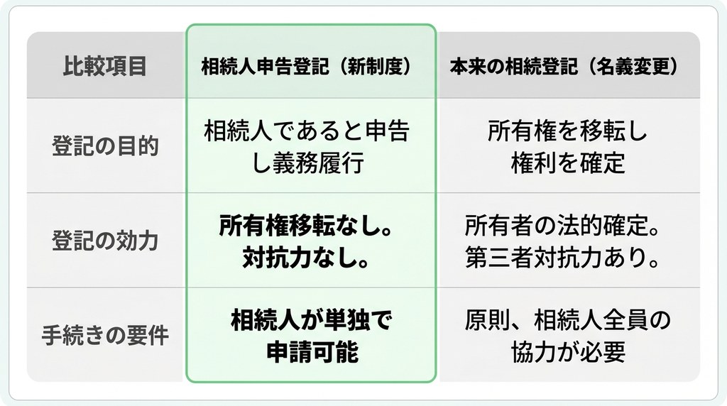 相続人申告登記とは？2024年4月から始まった新しい手続きの基本