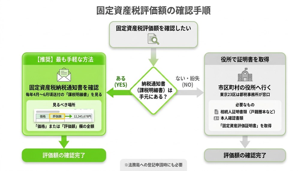 ステップ1:計算の基礎となる「固定資産税評価額」を確認する