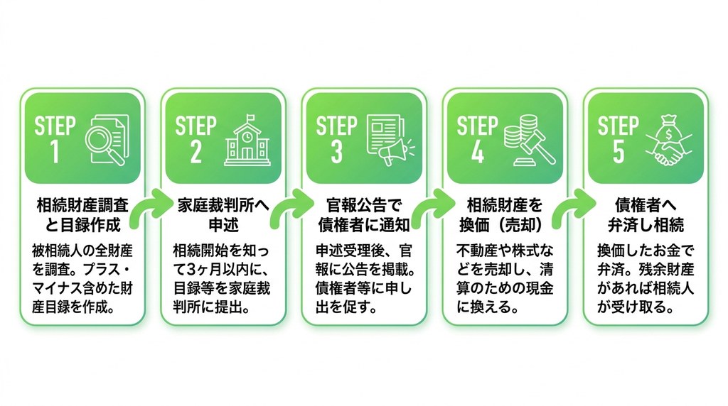期限は3ヶ月！限定承認の手続きを5ステップで解説