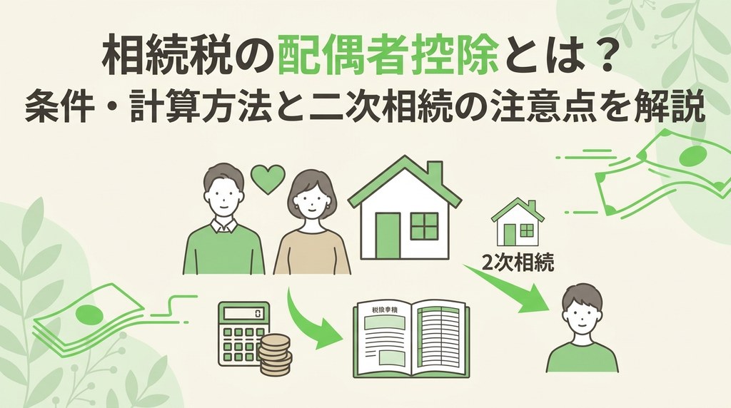 相続税の配偶者控除とは？条件・計算方法と二次相続の注意点を解説