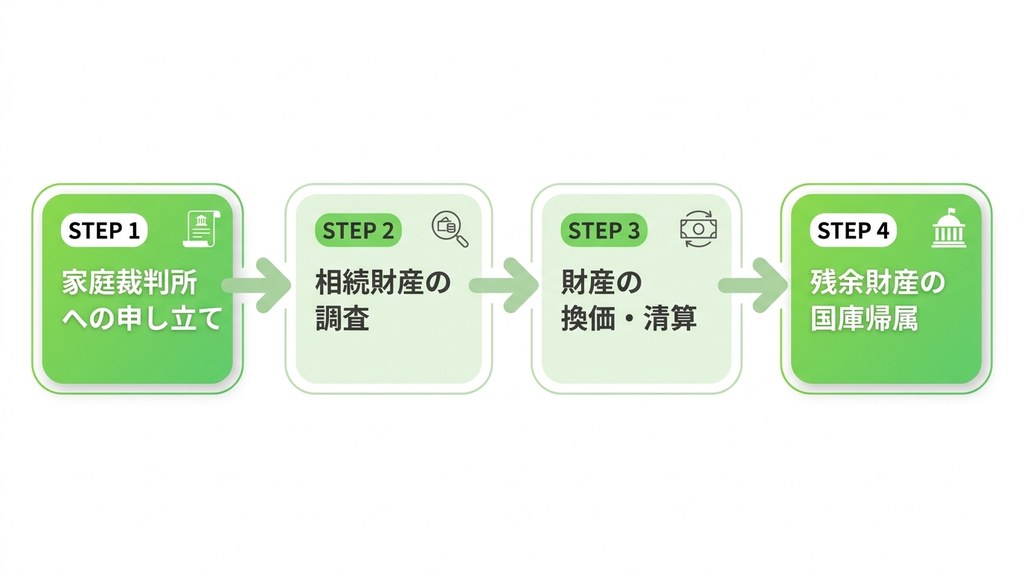 相続財産清算人選任の全手順｜申し立てから清算完了までの4ステップ