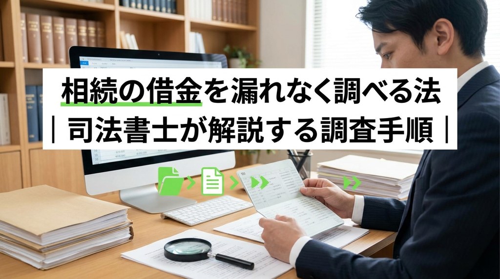相続の借金を漏れなく調べる方法｜司法書士が解説する調査手順